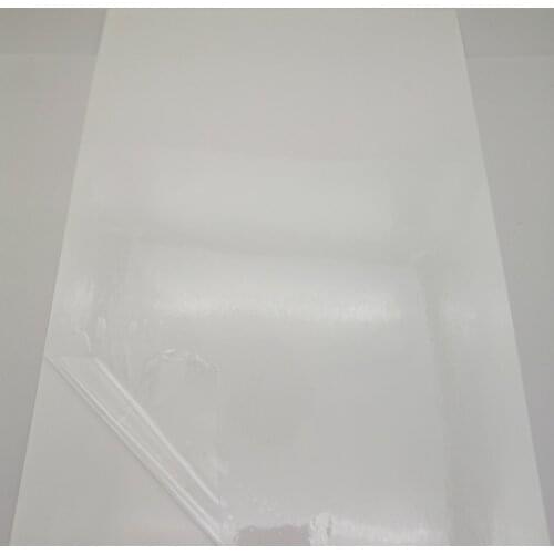 FUNCOLOUR free shipping 50 sheets 25 micron A4 blank high transparent PVC label for laser printer