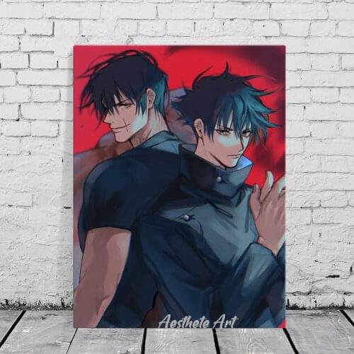Fushiguro Megumi Fushiguro Toji Jujutsu Kaisen Home Decor Canvas Painting Wall Picture Living Room Decoration Art Poster Print