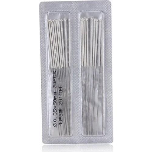 200pcs non-disposable acupuncture silver surface acupuncture needle reusable 0.25/30/35/40/45mm