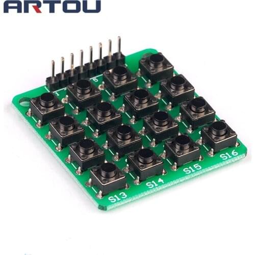 MCU Extension 4 x 4 16-Key Matrix Keyboard Module for Arduino 4*4 matrix keyboard