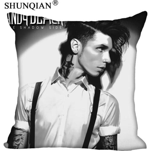 Black Veil Brides Pillowcase Square Zippered Home Decorative Pillow Cover Wedding Custom Gift For Two Sides Printed