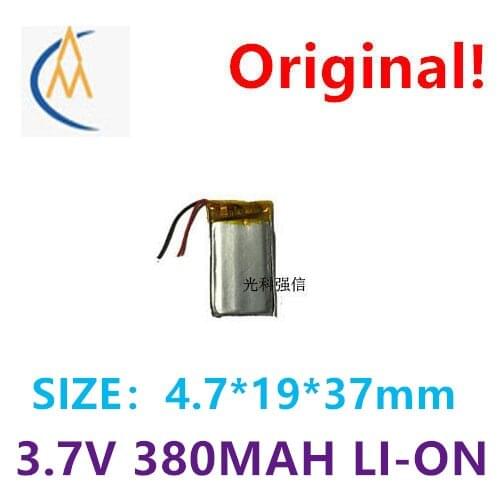 New 3.7V polymer lithium battery 471937 380mah MP4 walkie talkie / device / mini Bluetooth audio headset