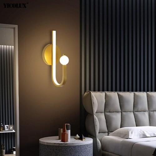 Creative New Modern LED Wall Lights For Living Study Room Kid Bedroom Bedside Aisle Corridor Fixtures Home Lamps Indoor Lighting