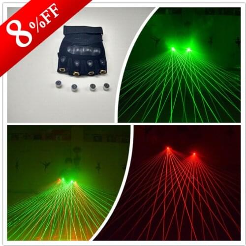 New Design Laser Gloves With Green Red Lasers For Dancing Stage Show DJ CLUB Party Red Green Laserman Show Gloves