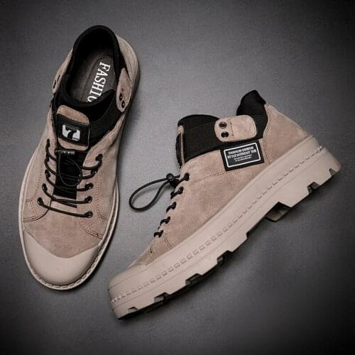 2019 autumn and winter super warm winter boots cow suede mens fur boots warm snow shoes mens ankle boots snow boots large size