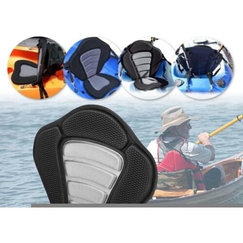 Luxury Kayak Seat Boat Fishing Soft Antiskid Base High Backrest Adjustable Cushion Padded Base Marine Canoe Parts Rowing Hot
