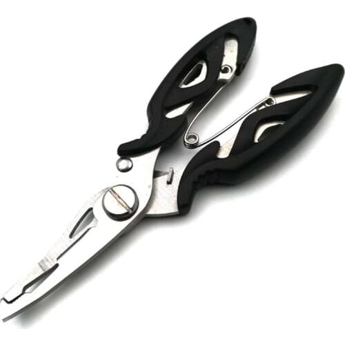 1Pcs Carp Fishing Multifunctional Stainless Steel Tongs Fishing Pliers Shear Line Cutter Removing Hook Fishing Tackle Tool Pesca