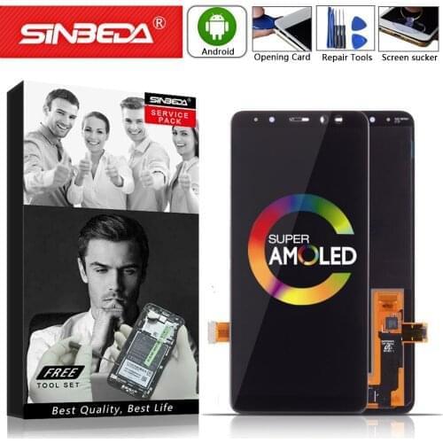 Super AMOLED 5.6 inch For SAMSUNG Galaxy A8 2018 LCD Display Touch Screen Digitizer For Samsung A530 A530F A530N A530D Display