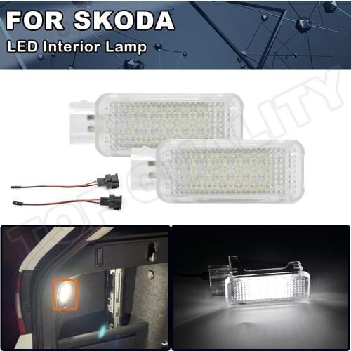 LED Interior Light Boot Trunk Footwell Lamp for Audi A1 A3 S3 A4 B5 B6 B7 B8 S4 RS4 B5 Volkswagen GTi/Golf Beetle Tiguan Touareg