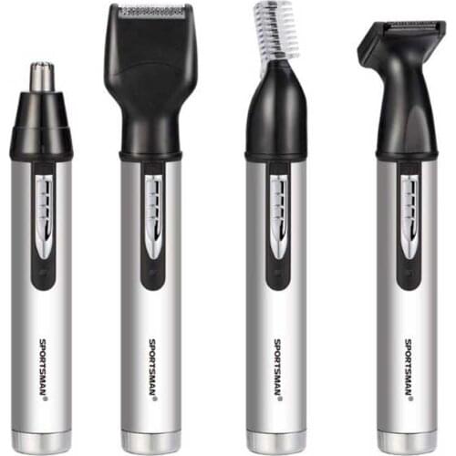 SM nose hair trimmer 4 in 1 rechargeable beard hair trimmer sideburn trimmer electric shaver eyebrow trimmer portable size