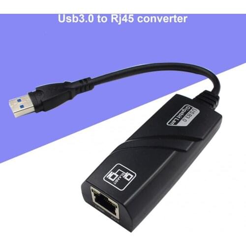USB 3.0 to RJ45 Gigabit Ethernet 10/100/1000Mbps External Network Card Adapter