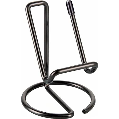 Business Card Holder for Desk,Cute Metal Black Desktop Business Card Holder Display for Men & Women 1 Pack