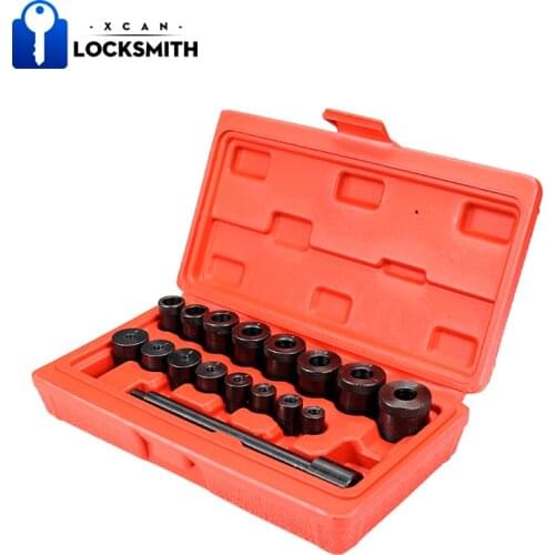 XCAN Universal Clutch Alignment Tool Kit 17pcs Hand Bearing Transmission Tool For All Cars/Vans Car Repair Tools