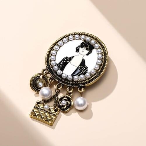 Винтажные броши на одежду Yijiangbeiting China At AliExpress