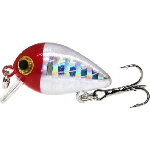 1PCS Wobblers Quality Crankbait Simulation Fishing Lure 3cm 1.9g Jerkbait Floating Hard Bait Bass Carp Pesca Fishing Tackle