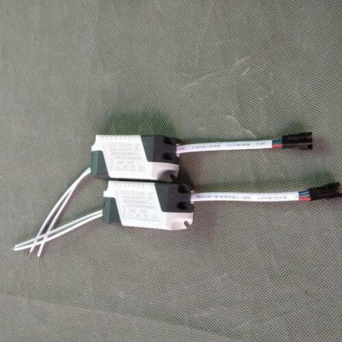 2pieces/lot 8-25W bicolor driver 85-265V Constant Current isolation LED Driver Led Power Supply with 0.5mm2 wire and DC plug