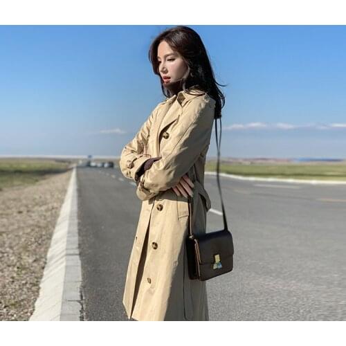 2019 Women Wool Blend Warm Long Coat Plus Size Female Slim Fit Lapel Woolen Overcoat Autumn Winter Cashmere Outerwear