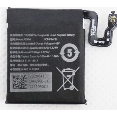 2pcs/lot 300mAh battery for OPPO XE906 Smart Watch