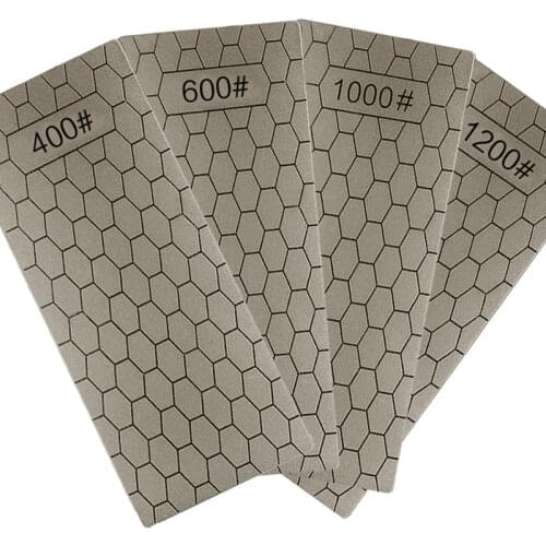 Diamond Sharpening Stone Knife sharpener 150*65*2.5mm Ultra-thin Honeycomb Surface Kitchen Grinding Tool Knife Whetstone