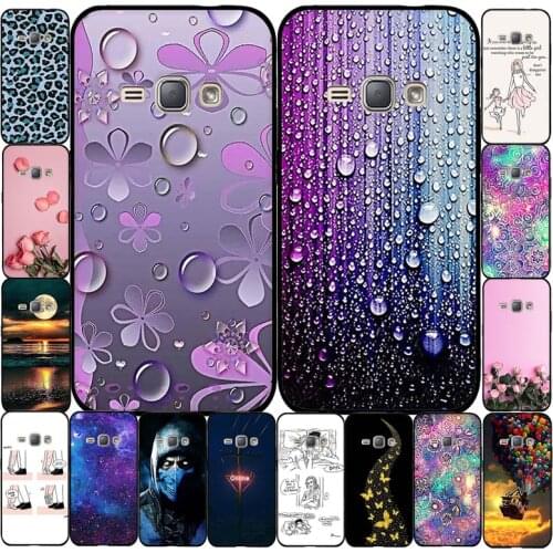 For Samsung Galaxy J1 2016 Case Flower Animal Cover Silicone Case For Samsung Galaxy J1 2016 Bumper Shockproof Phone Case Coque