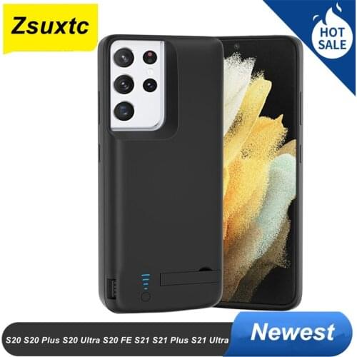 Battery Charger Case For Samsung Galaxy S20 S20 FE S20 Ultra S21 Ultra S21 S21 Plus + Battery Case Power Bank Phone Cover Capa