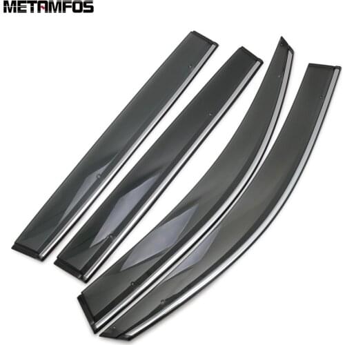 For Volkswagon Tiguan 2017 2018 2019 Window Visor Awnings Shelters Cover Rain Guard Shield Sun Shade Exterior Car Accessories