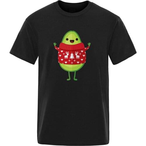 Avo Elk Print Short Sleeve Oversize T-shirt Man Summer Harajuku Clothing Tops Male Leisure Hip Hop Black Tees Homme Camisetas