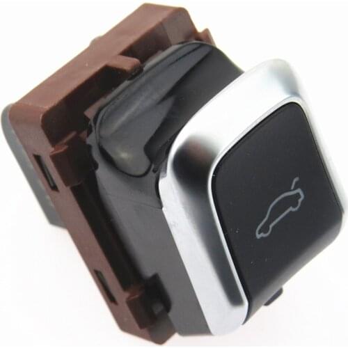 SCJYRXS Chrome Rear Trunk Lid Lock Release Control Button Switch For A4 S4 Allroad A5 S5 Q5 RS4 RS5 8KD959831 8K0 959 831A