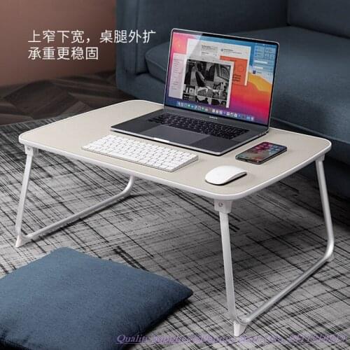 Quality Foldable Laptop Desk Bed Sofa Writing Desk Household Dining Small Table Childrens BayWindow Foldable Bracket Cool Table