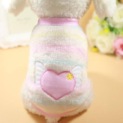 LAPLADOG Hot sale winter clothing for dogs Cute cotton Puppy Jacket linen pet dog coat overcoat roupa para cachorro
