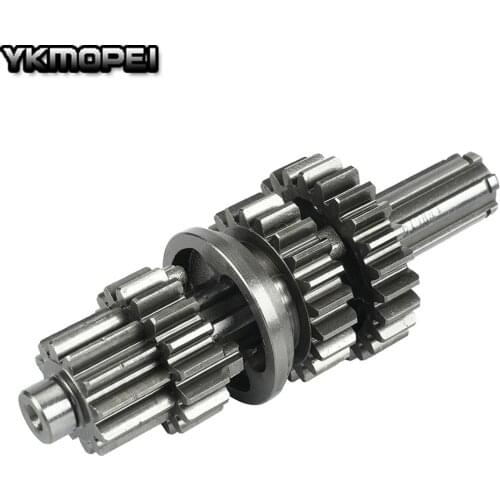 LF125 Main shaft Gear Kit for lifan 125 125cc 1P52FMI Horizontal Kick Starter Engines Dirt Pit Bikes Parts