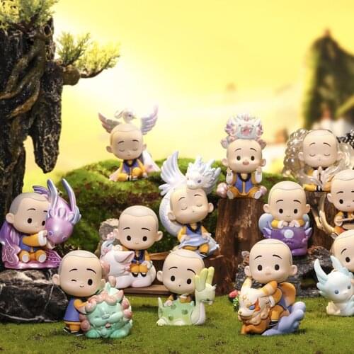 The Little Monk Classic Of Mountains And Seas Series Action Figure Doll Toys Room Car Decoration Collectible Toys Gifts For Kids