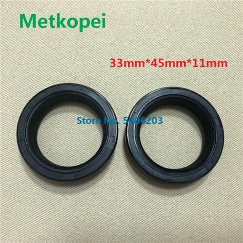 Motorcycle TZR125 YP250 YZ250 TZM150 XV250 front fork damper shock absorber oil seal 33*45*11 mm for Yamaha 250cc XV YP YZ 250