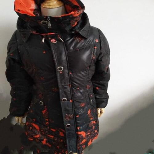 2019 new Children Wi20nter Coats Hooded Spring Waxed Parka Girl Jackets Thickengboys Jacket Outwear Beige Blue 2-7years