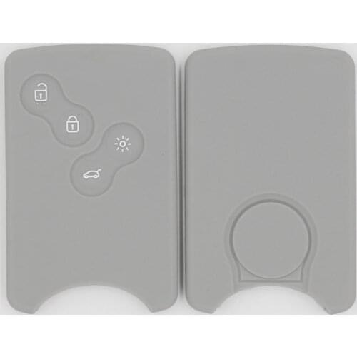 For Renault 17 new Koleos Kadjar accessories car silicone key case key protection shell decorative key cover Auto Accessories