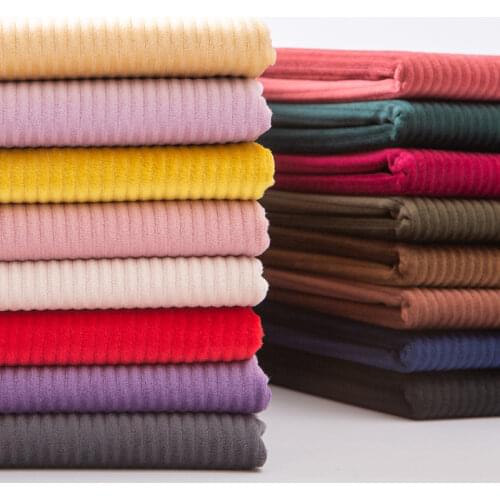 150cmx50cm Upset Corduroy Fabric Cotton-padded Clothes Jacket Clothing Pants Coat Sofa Velvet Fabric DIY Apparel Sewing & Fabric