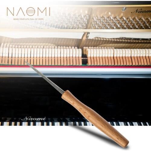 NAOMI Professional Piano Reamer Jujube Handle Enlarge Hole For Vertical/Upright Piano Maintenance Tool Piano Repair Adjust Tool