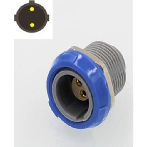 10pcs/lot Push-Pull Self-locking FOR LEMO 2 PIN CIRCULAR PLASTIC PLASTIC FEMALE SOCKET SIGNLE SLOT CONNECTOR