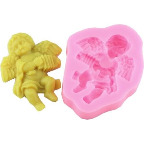 DIY Baking Silicone Mold Little Angels Shape Cake Fondant Chocolate Clay Decorative Mould FBE2