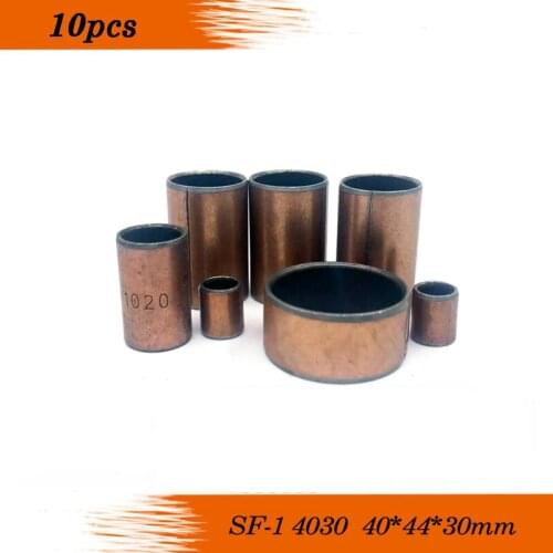 SF-1 4030 10pcs 40*44*30mm for each Oilless bush DU Self-lubricating bushing Sintered bush