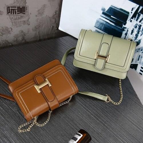 Womens new shoulder bag small square bag 2020 simple mini ladies crossbody bag solid color retro style lady wild crossbody bags