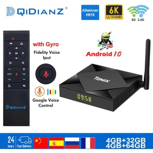 Smart TV BOX tx6s Android 10 6K H616 Quad Core Media player Play Store Free App Fast Set top BOX X96Air PK HK1MAX H96