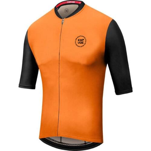 Kapvoe Cycling Jersey Summer Short Sleeve Mountain Bicycle Cycling Clothing Quick Dry Breathable MTB Bike Team Cycling Clothes