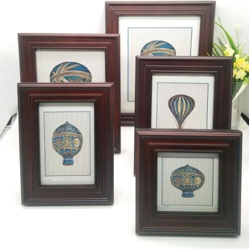 4-inch / 6-inch / 7-inch High-grade Solid Wood Photo Frame, Simple And Creative Decoration Combination Photo Wall Picture Frame