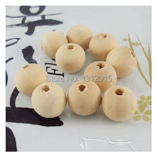 10mm 100pcs Natrual Wooden Round Spacer Beads For Jewelry making Diy MT0237-10