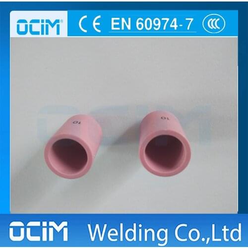 10PCS 13N13 #10 Alumina Nozzle Gas Lens for SR PTA DB WP9 20 Series torch