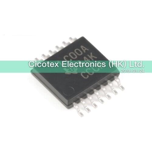 10pcs/lot SN74LVC00APWR TSSOP14 LC00A LCOOA IC GATE NAND 4CH 2-INP 14TSSOP SN74LVC00APWRG4