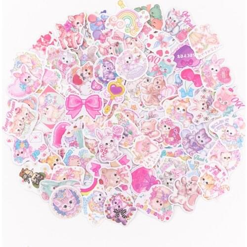 20set/lot Kawaii Stationery Stickers Cartoon Cat Diary Planner Decorative Mobile Sticker Scrapbooking Journal DIY Craft Sticker