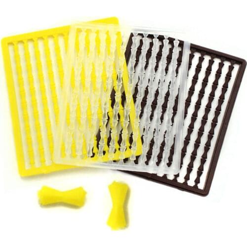 5 cards/500 PCS carp bait stop hair Boilies bait stopper rig stop bead bait fixer dumbbell type carp fishing tackle