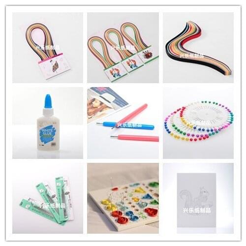 8 piece Craft paper creative paper quilling tool set DIY origami paper rolling tool